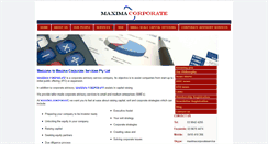 Desktop Screenshot of maximacorp.com.au